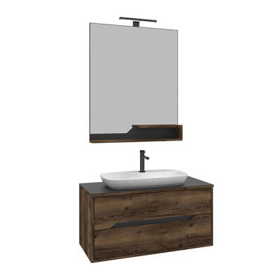 Orka Galia 100 cm Banyo Dolabı - 2