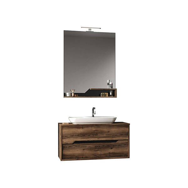 Orka Galia 80 cm Banyo Dolabı - 1
