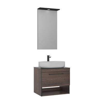 Orka Knidos 70 cm Takım Spot Aynalı Banyo Dolabı - 2