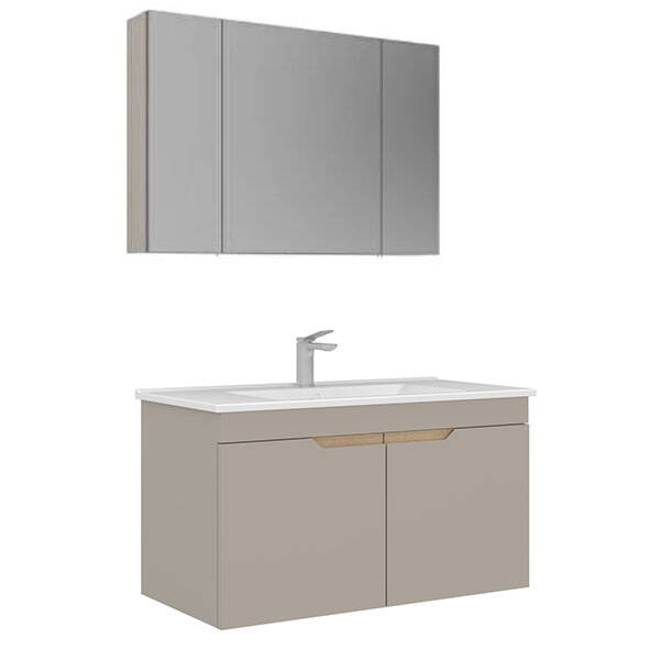 Orka Lena 100 cm Banyo Dolabı - 1