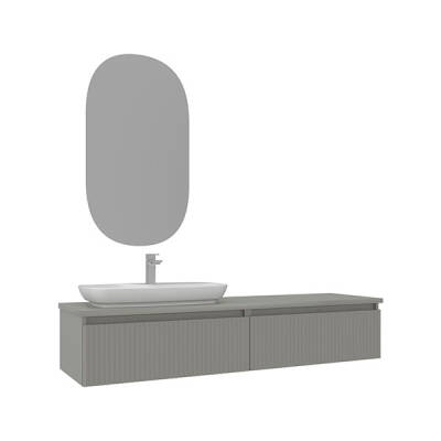 Orka Lentia 160 CM Banyo Dolabı - 4