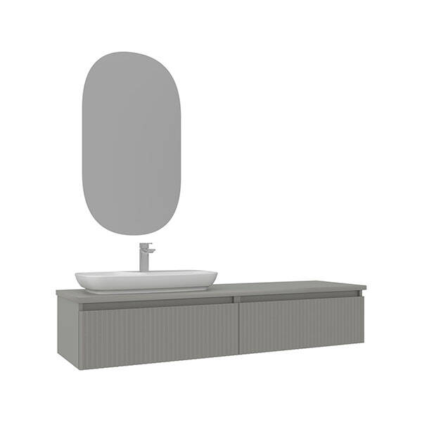 Orka Lentia 160 CM Banyo Dolabı - 4