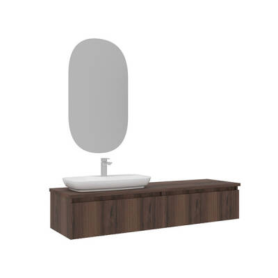 Orka Lentia 160 CM Banyo Dolabı - 5