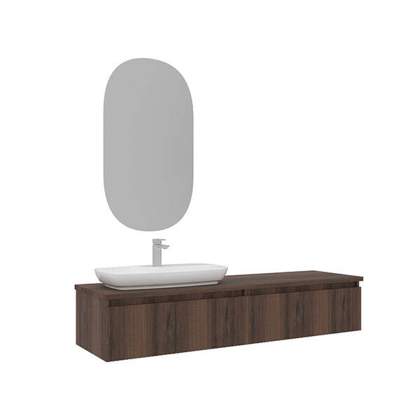 Orka Lentia 160 CM Banyo Dolabı - 5