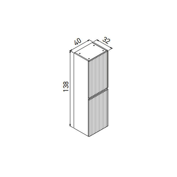 Orka Lentia Thermold 40 cm Boy Dolabı - 8