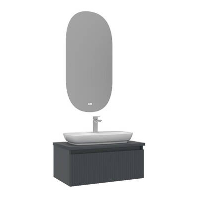 Orka Lentia Thermold 80 cm Banyo Dolabı - 2