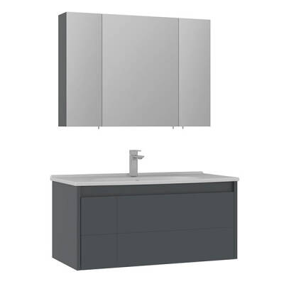 Orka Likya 100 cm Banyo Dolabı - 2