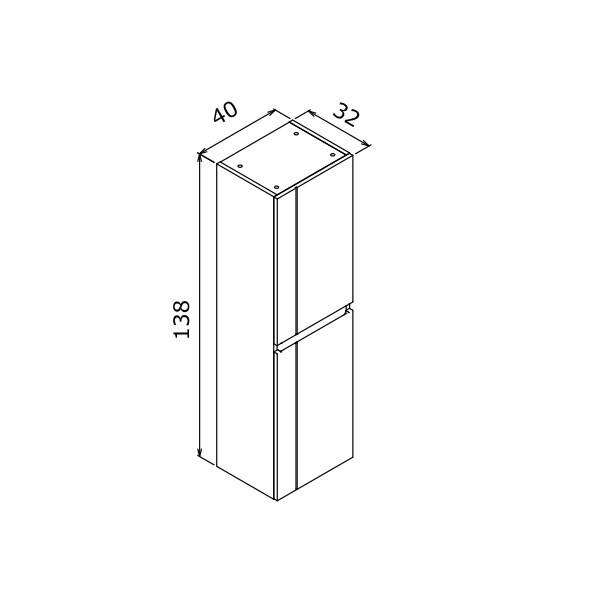Orka Likya 40 cm Boy Dolabı - 3