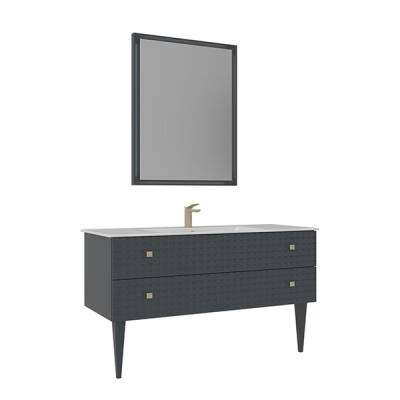 Orka Lipari 120 cm Ayaklı Banyo Dolabı - Orka