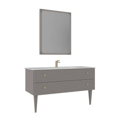 Orka Lipari 120 cm Ayaklı Banyo Dolabı - 3