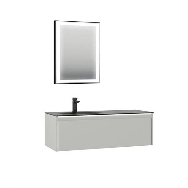 Orka Lisbon 110 CM Mat Banyo Dolabı - 2