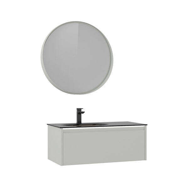 Orka Lisbon 90 CM Mat Banyo Dolabı - 2