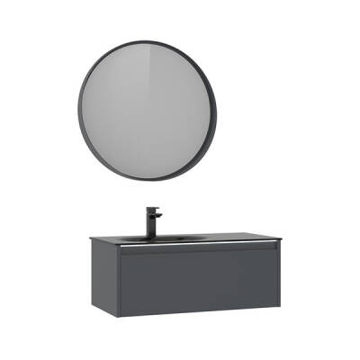 Orka Lisbon 90 CM Mat Banyo Dolabı - 3