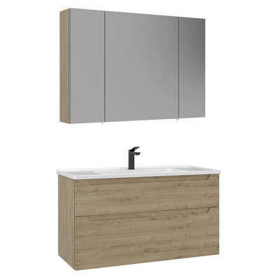 Orka Messina Thermold Ayna Dolaplı 100 cm Banyo Dolabı - 2