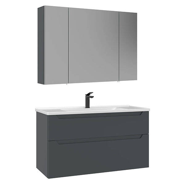 Orka Messina Thermold Ayna Dolaplı 100 cm Banyo Dolabı - 3