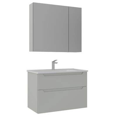 Orka Messina Thermold Ayna Dolaplı 65 cm Takım - 5