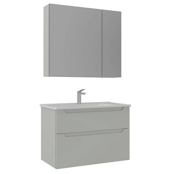 Orka Messina Thermold Ayna Dolaplı 65 cm Takım - 5