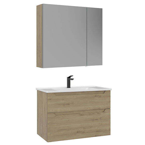 Orka Messina Thermold Ayna Dolaplı 85 cm Takım - 2