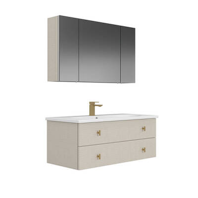 Orka Milazzo Ayna Dolaplı 100 cm Asma Takım - Orka