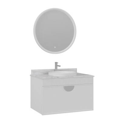 Orka Molino 80 cm Asma Banyo Dolabı - Orka