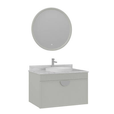 Orka Molino 80 cm Asma Banyo Dolabı - 5