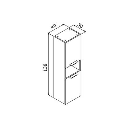 Orka Nova 40 cm Boy Dolabı - 6
