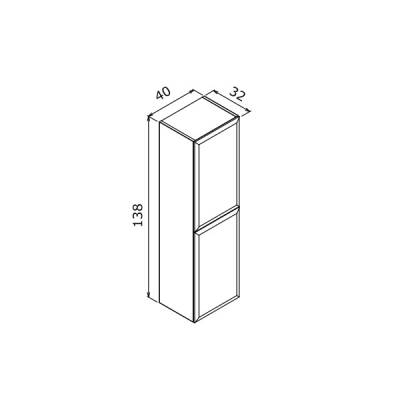 Orka Nuvola 40 cm Boy Dolabı (Sağ) - 6