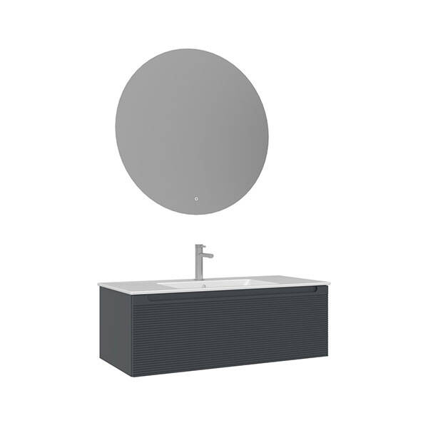 Orka Olbia Termold 100 cm Banyo Dolabı - 1