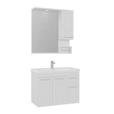 Orka Perge 85 cm Banyo Dolabı - Orka