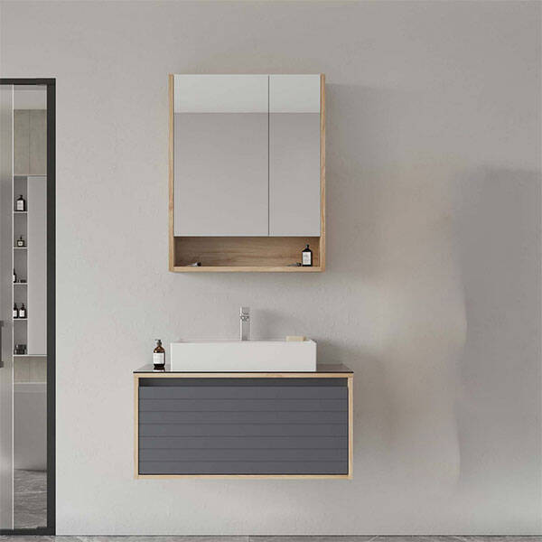 Orka Prato 80 cm Banyo Dolabı - 1