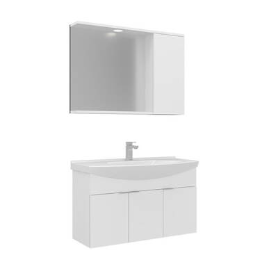 Orka Purus 100 cm Asma Banyo Dolabı - Orka