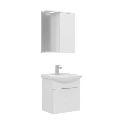 Orka Purus 55 cm Asma Banyo Dolabı - Orka