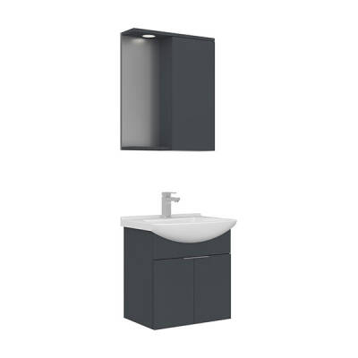 Orka Purus 55 cm Asma Banyo Dolabı - 2