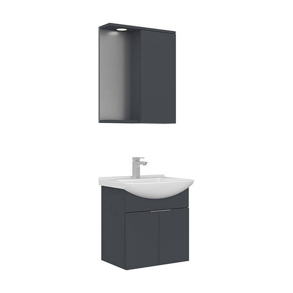 Orka Purus 55 cm Asma Banyo Dolabı - 2