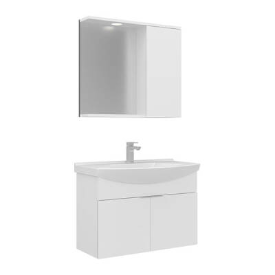 Orka Purus 80 cm Asma Banyo Dolabı - Orka