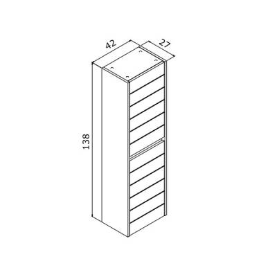 Orka Ricato 40 cm Boy Dolabı - 2