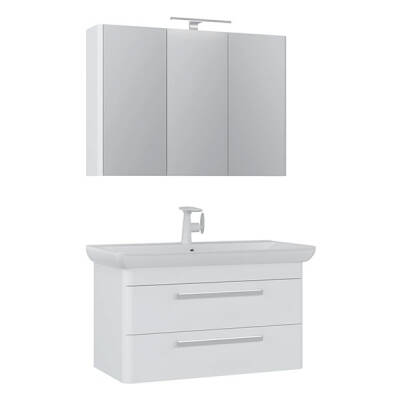 Orka Rose 100 cm Banyo Dolabı - 3