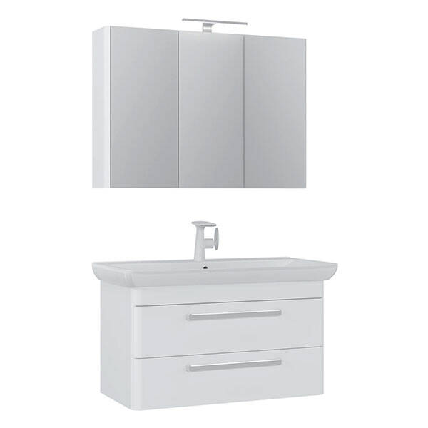 Orka Rose 100 cm Banyo Dolabı - 3