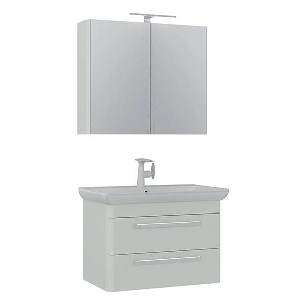 Orka Rose 80 cm Banyo Dolabı - 3