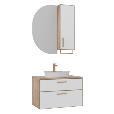 Orka Salerno 76 cm Banyo Dolabı - Orka