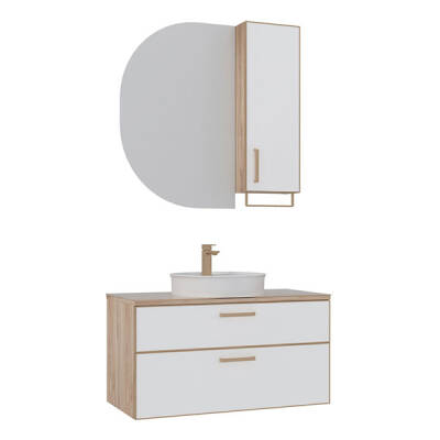 Orka Salerno 96 cm Banyo Dolabı - 2