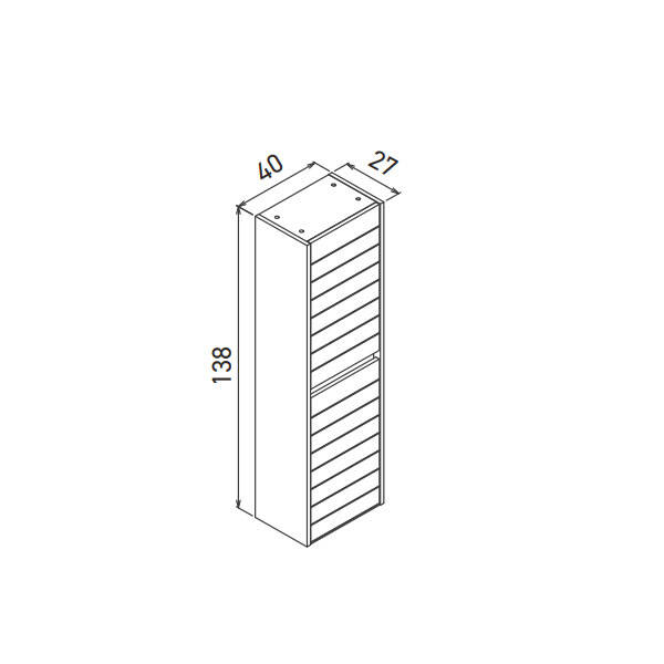 Orka Serra 40 cm Boy Dolabı (Sağ-Sol) - 3