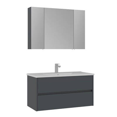 Orka Side Çekmeceli 100 cm Banyo Dolabı - Orka