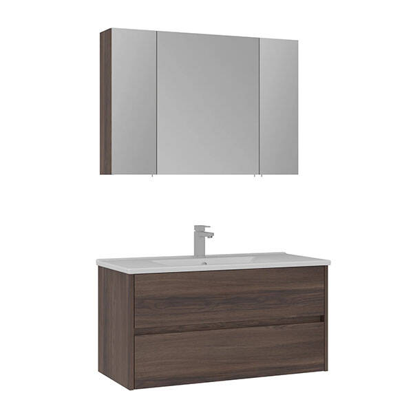 Orka Side Çekmeceli 100 cm Banyo Dolabı - 3