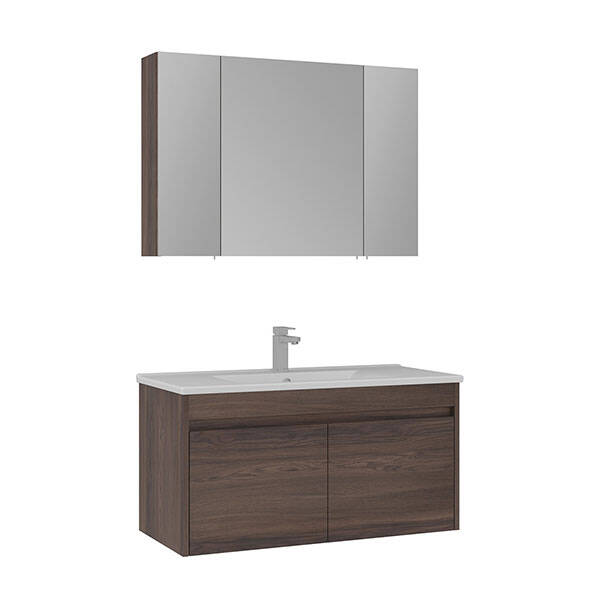 Orka Side Kapaklı 100 cm Banyo Dolabı - 4