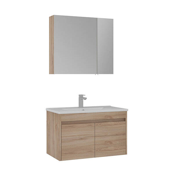 Orka Side Kapaklı 85 cm Banyo Dolabı - 3