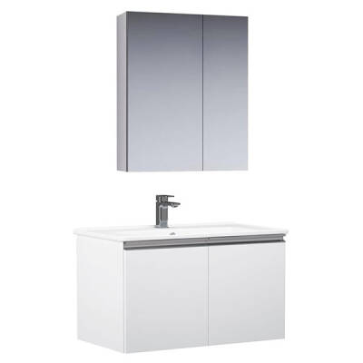 Orka Terme Kapaklı 80 cm Banyo Dolabı - Orka