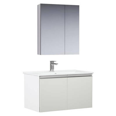 Orka Terme Kapaklı 80 cm Banyo Dolabı - 3