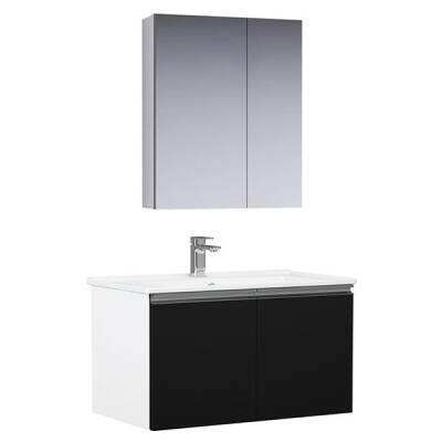Orka Terme Kapaklı 80 cm Banyo Dolabı - 4