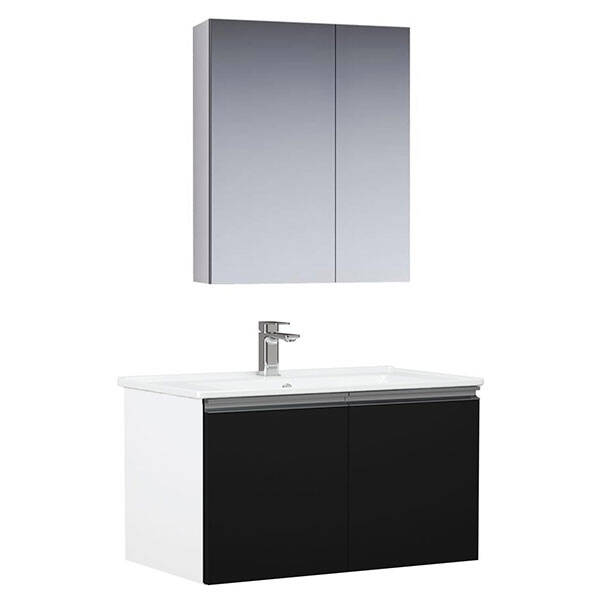 Orka Terme Kapaklı 80 cm Banyo Dolabı - 4